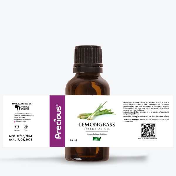 Lemongrass Essential Oils for Hair, Skin, Aromatherapy, Massage, and Humidifiers